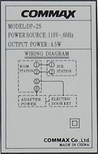 Commax Doorphone And Vandal Proof Doorbell Dp2S/Dr 2Gn