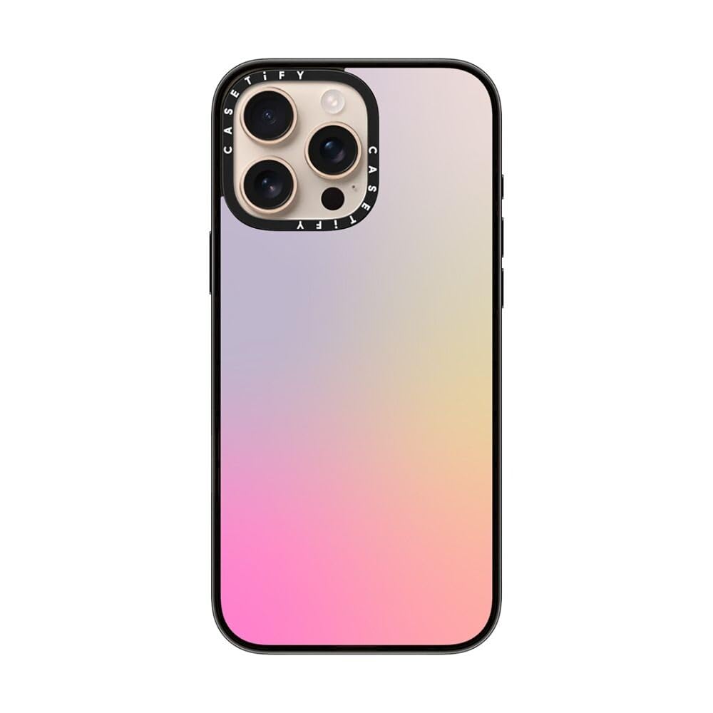Casetify Compact Case For Iphone 16 Pro Max [Lightweight / 4 Ft. 2X Military Grade Drop Protection/Slim]   Pastel Gradient   Cle