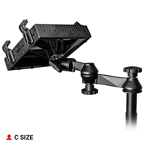 Ram Mounts No-Drill Laptop Mount For 19-23 Chevy Silverado + More Ram-Vb-203-Sw1 Compatible With 10 To 16 Wide Laptops
