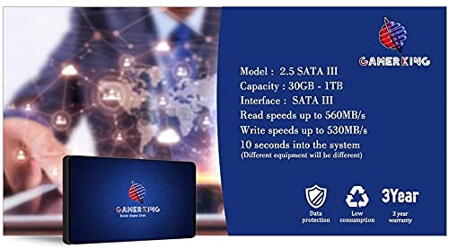 Gamerking Ssd 2.5 Sata Iii 64Gb High Performance Internal Solid State Drive For Desktop Laptop 5 Unit Package Pack [64Gb(5 Packs