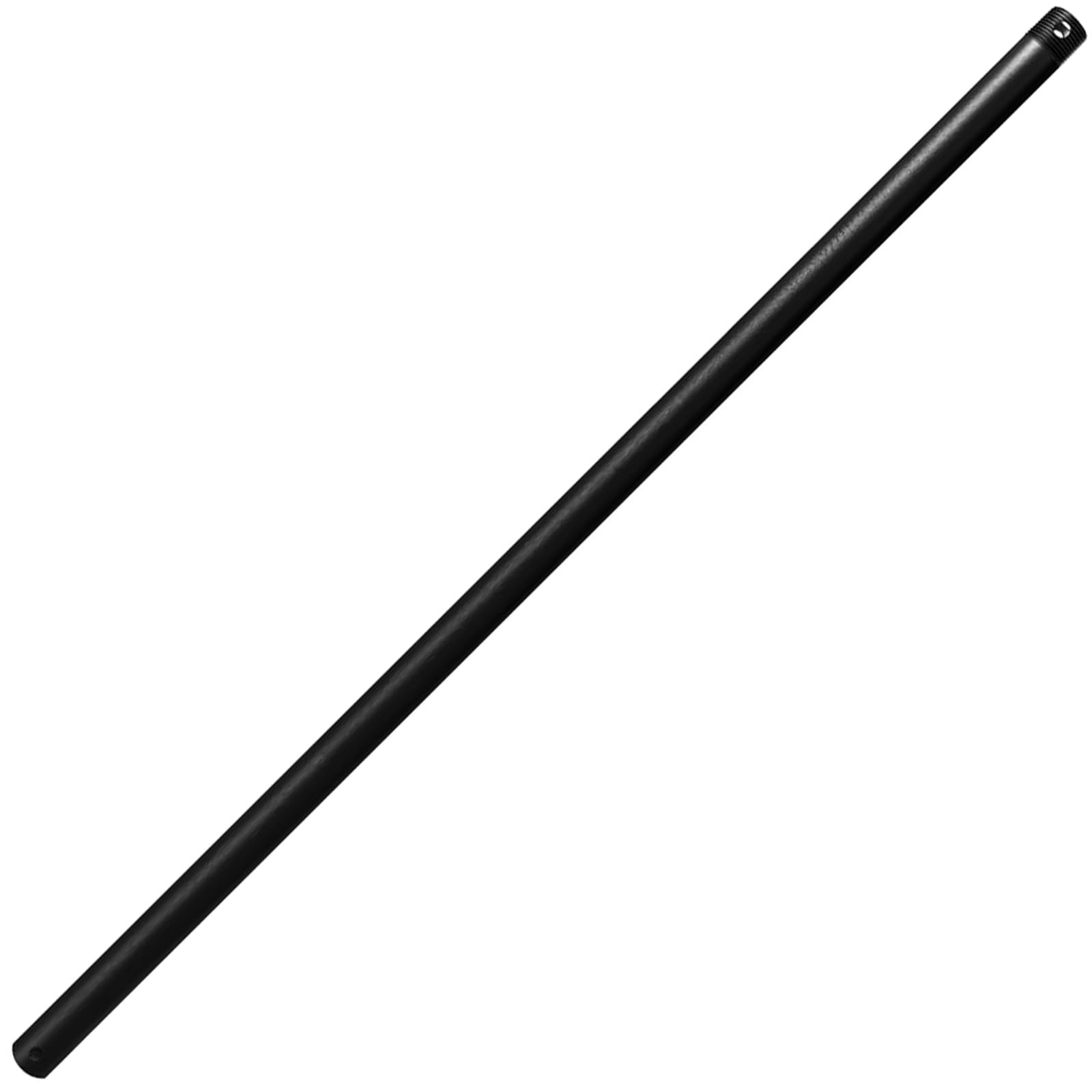 36 Inch Ceiling Fan Downrod Threaded, 1 Inch Outer Diameter Matte Black Ceiling Fan Extension Rod (With Threads),Down Rods Compa