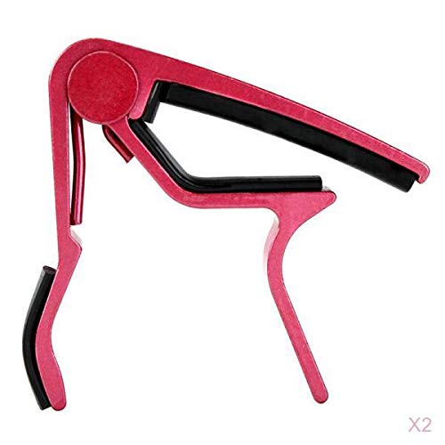 Calandis 2 Pcs Acoustic Guitar Capo Acoustic Guitar Capo Capo Classical Tune Red | Capos | Parts & Accessories | Guitars & Basse
