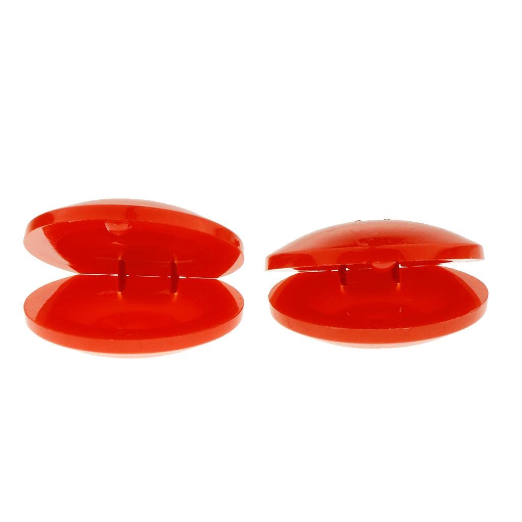 SECRET DESIRE 1 Pair PP Castanet Kids Percussion Toy Red