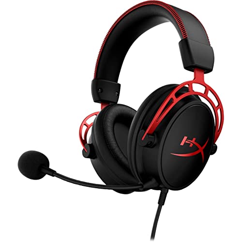 Hyperx Cloud Alpha   Gaming Headset, Dual Chamber Drivers, Legendary Comfort, Aluminum Frame, Detachable Microphone, Works On Pc
