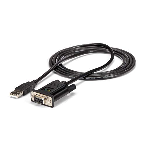 Startech.Com Usb To Serial Rs232 Adapter   Db9 Serial Dce Adapter Cable With Ftdi     Null Modem   Usb 1.1 / 2.0     Bus Powered