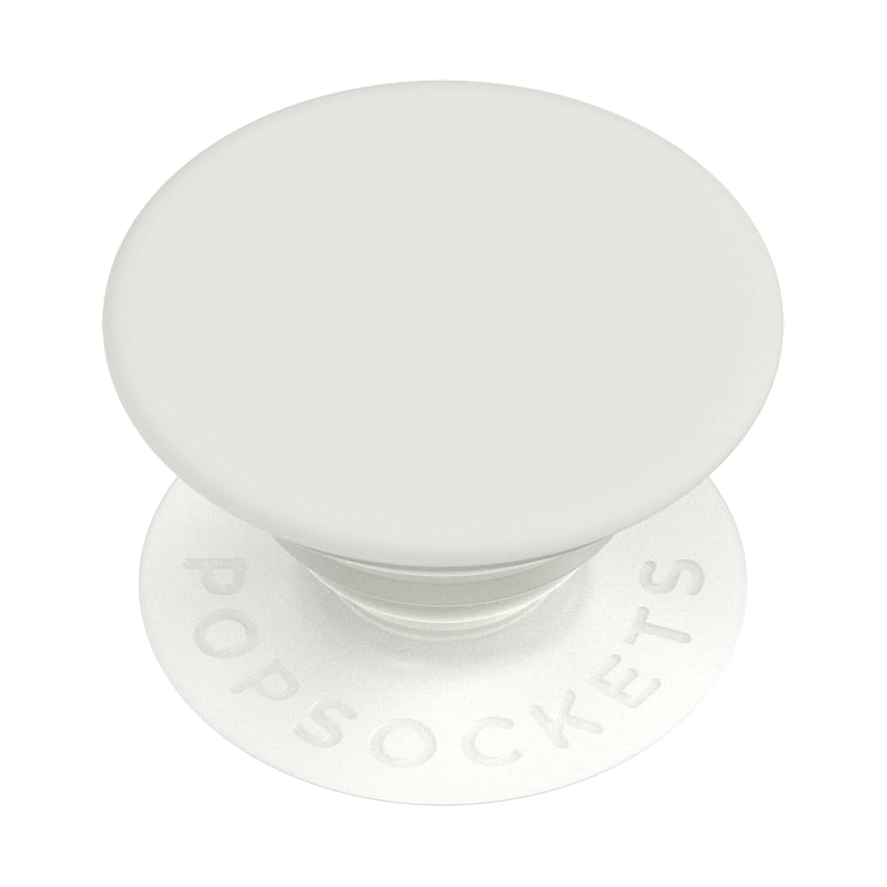 PopSockets Adhesive Phone Grip, Holder, Phone Stand, White - Creme Fresh