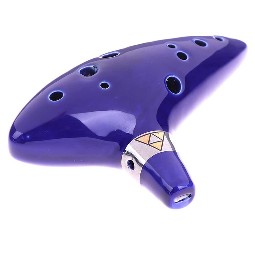 Dhwebwlp Zelda Ocarina Of Time(Songs From The Legend Of Zelda) 12 Hole Alto C Ocarina Instrument Gift For Zelda Fans Beginners W
