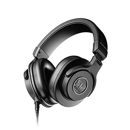 512 Audio Academy Over Ear, Closed Back Studio Monitor Headphones For Recording, Podcasting Or Broadcasting