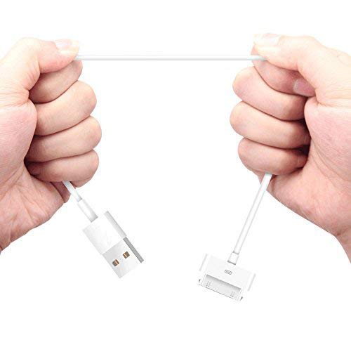 Iphone 4 4S Charger Cable Ipad Charger, 2Pack 5 Feet Certified 30 Pin Charging Cable Compatible For Ipad 1/2/3, Iphone 4/4S, Iphone 3G/3Gs, Ipod Nano 5Th/6Th And Ipod Touch 3Rd/4Th Gen