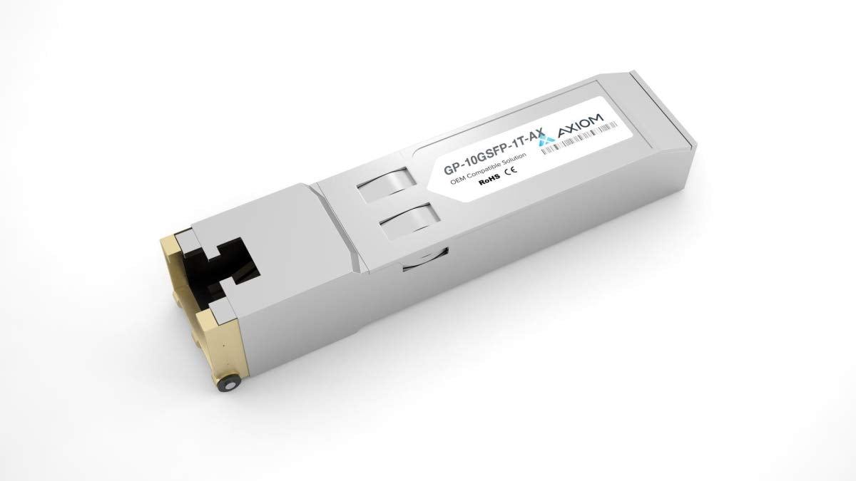 Axiom 10Gbase-T Sfp+ Transceiver For Force 10 - Gp-10Gsfp-1T, Fully Compliant Wi
