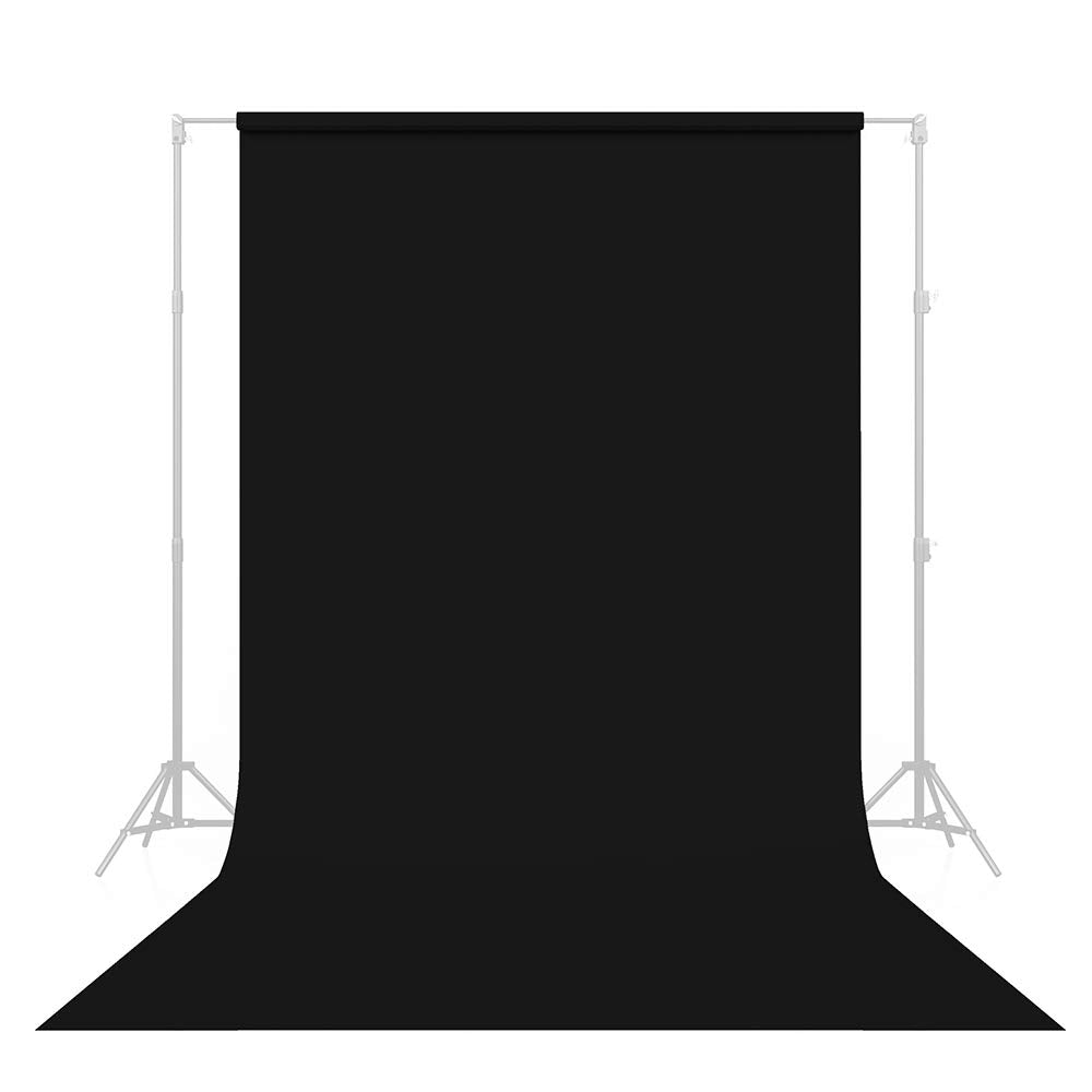 Savage Seamless Paper Photography Backdrop   Color #20 Black, Size 86 Inches Wide X 36 Feet Long, Backdrop For Youtube Videos, Streaming, Interviews And Portraits   Made In Usa