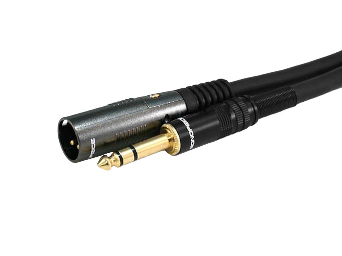 Monoprice Xlr Male To 1/4 Inch Trs Male Cable   Gold Plated, High Fidelity And Eliminate Noise In The Recording Studio And On St