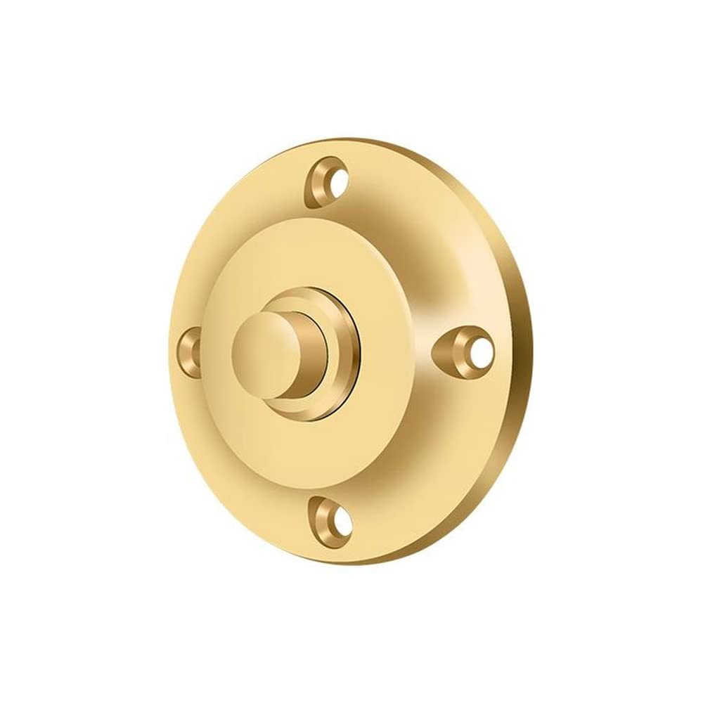 Deltana Bbr213Cr003 Round Contemporary Bell Doorbell Button