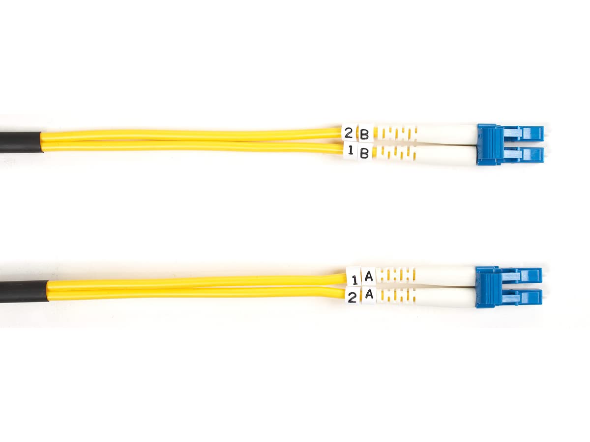 Black Box Corp 10M Fiber LC/9-MICRON Single-Mode Patch Cable Value Line FOSM-010M-LCLC