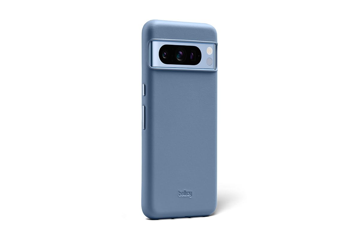 Bellroy Leather Case For Pixel 8 Pro - (Leather Google Phone Case) - Slateblue