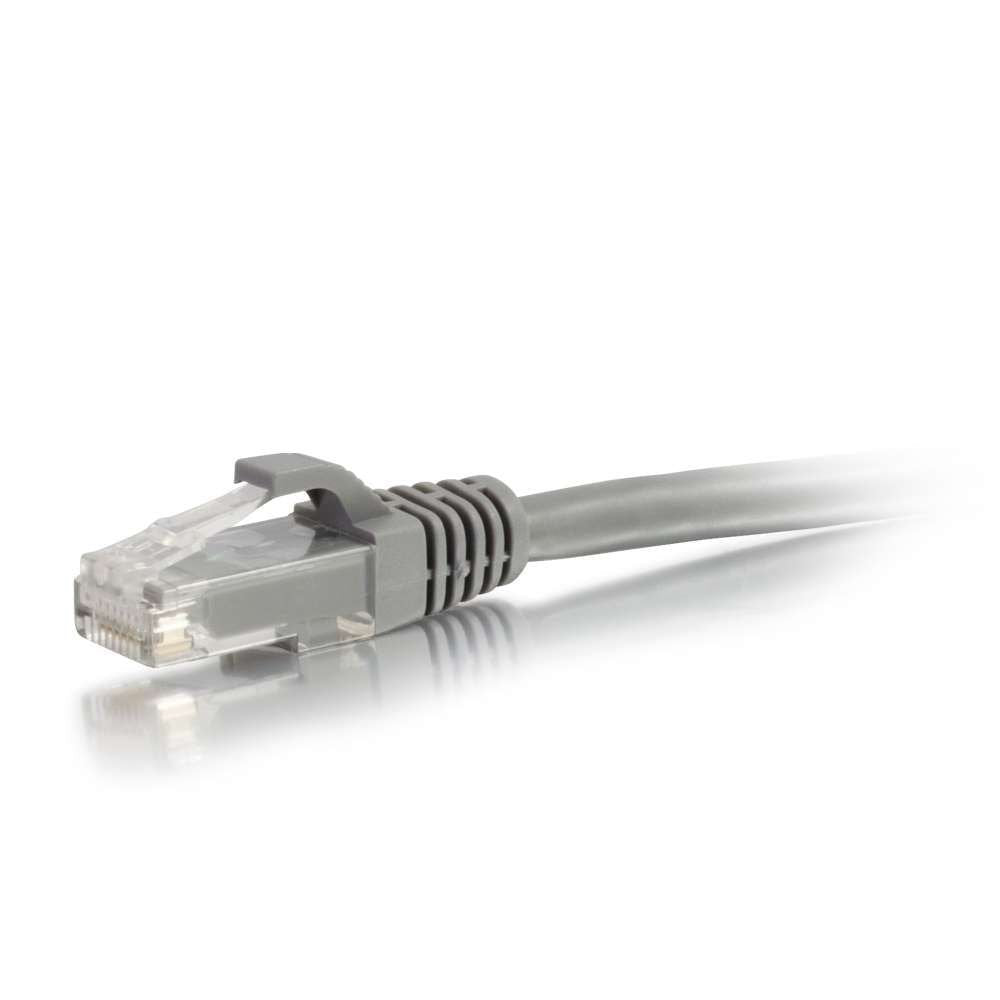 C2G/ Cables To Go 27131 Cat6 Cable   Snagless Unshielded Ethernet Network Patch Cable, Gray (3 Feet, 0.91 Meters)