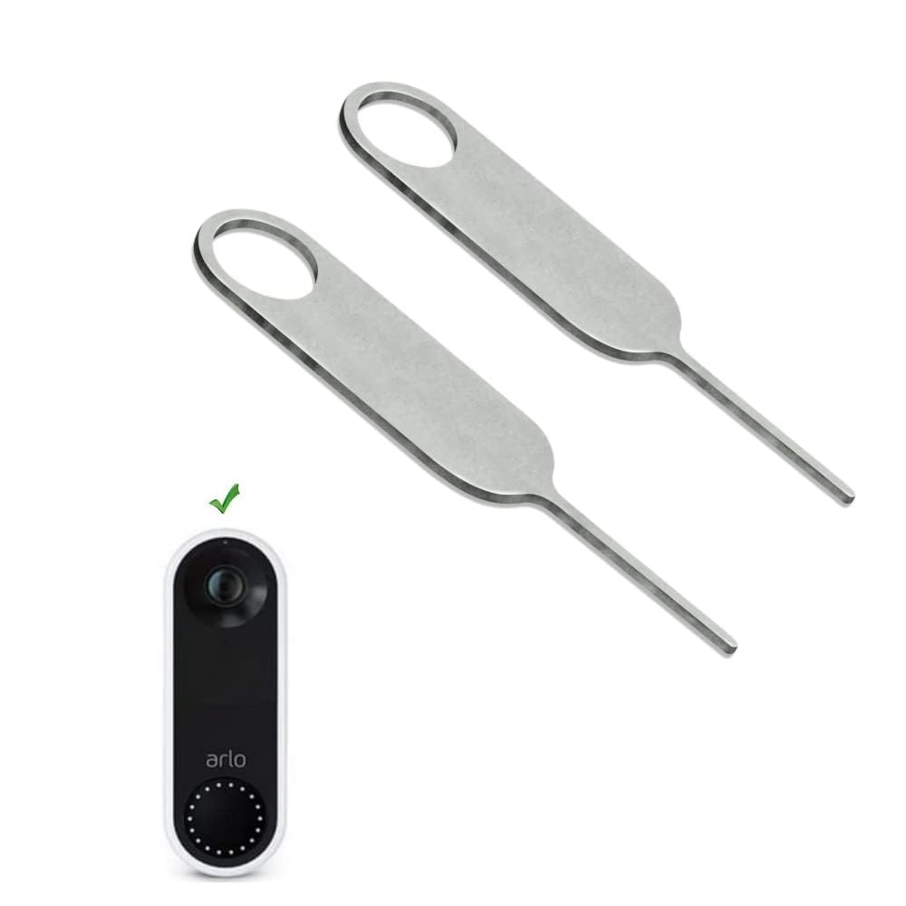Alro Doorbell Security Pin Key,Release Removal Tool Compatible With Alro Vedio Doorbell,Nest Doorbell, Dismantle Doorbell Mount(