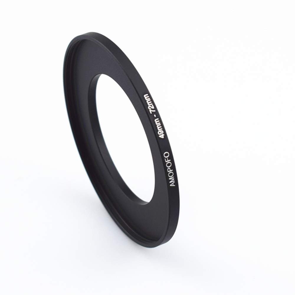 49Mm To 72Mm Step Up Ring Filter Adapter/49Mm To 72Mm Camera Filter Ring ;Compatible All Brands 49Mm Lens And 72Mm Uv,Nd,Cpl,Metal Step Up Ring