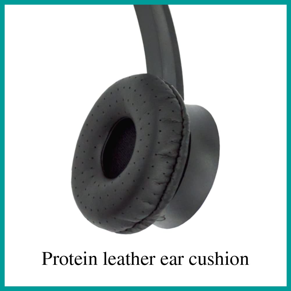 Phone Headset Compatible With Grandstream Yealink Snom Phones Mic Noise Cancellation Hd Voice Headphone Rj9 & 3.5Mm (Ctia) Adapt