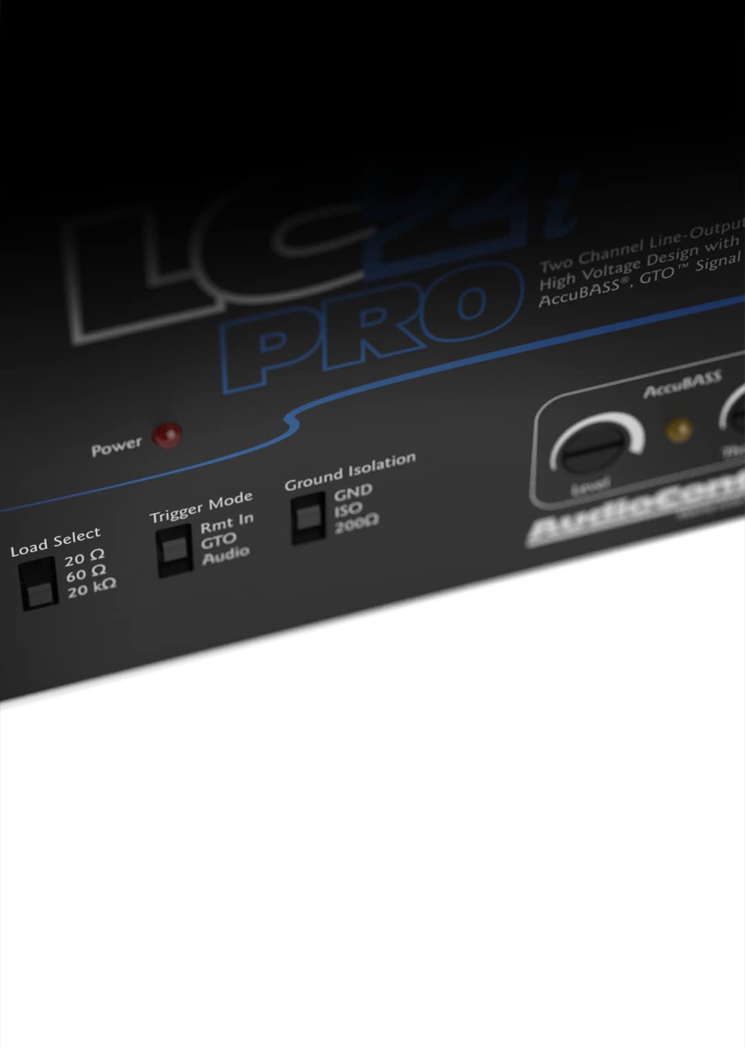 Audiocontrol Lc2I Pro 2 Channel Line Output Converter With Wireless Qi Universal Phone Charger Kit. Impedance Matching, Accubass, Gto, Audio Signal Sense, 12V Turn On And Acr 1 Dash Remote Sub Control