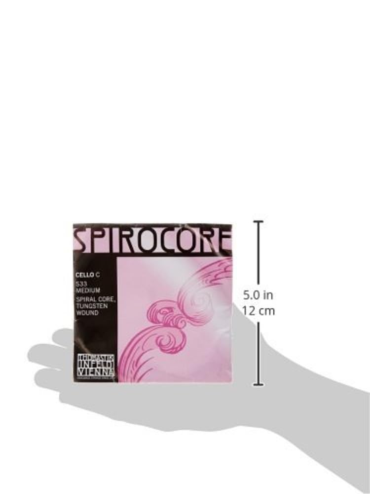 Thomastik Infeld Spirocore Cello Single C String   4/4 Scale   No. S33