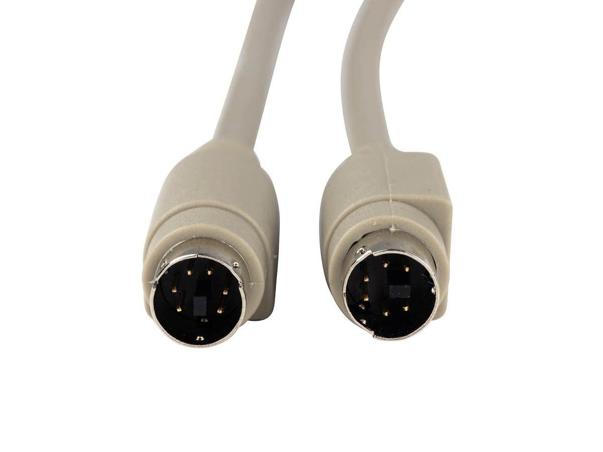 Monoprice Ps/2 Mdin 6 Male To Male Cable   10 Feet   Used As Ps/2 Keyboard/Mouse Connector