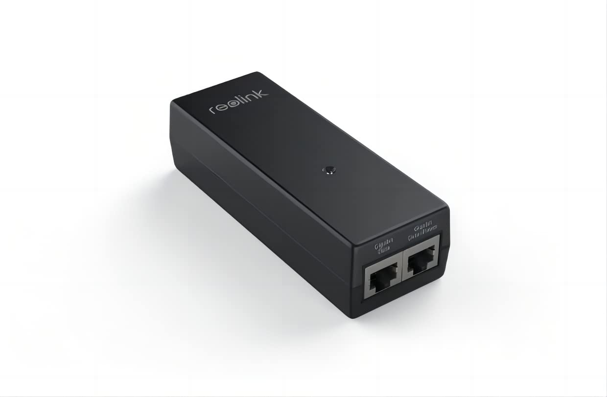 Reolink Gigabit Poe Injector, Convert Non Poe To Poe, Supplies Poe+ (30W) Or Poe (15.4W), Distance Up To 100M, Plug & Play, Suit