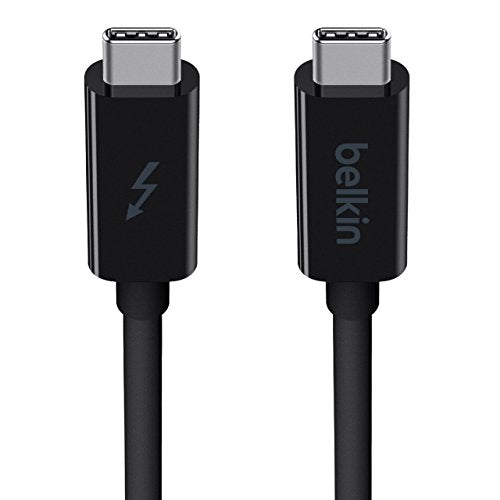 Belkin Thunderbolt 3 Usb Type C Cable   Featuring Usb C To Usb C End Connections On 3 Foot/1 Meter Long Thunderbolt 3 Cable   20