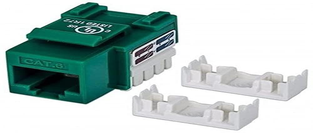 Cat6 Green Keystone Jack Utp