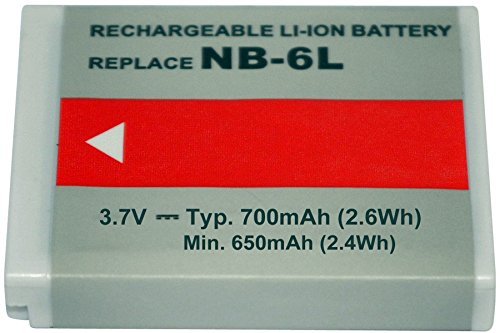 Powersmart 700Mah Nb 6L Battery For Canon Powershot Sx270 Hs,Sx280 Hs,Sx600 Hs,Sx700 Hs, Li Ion