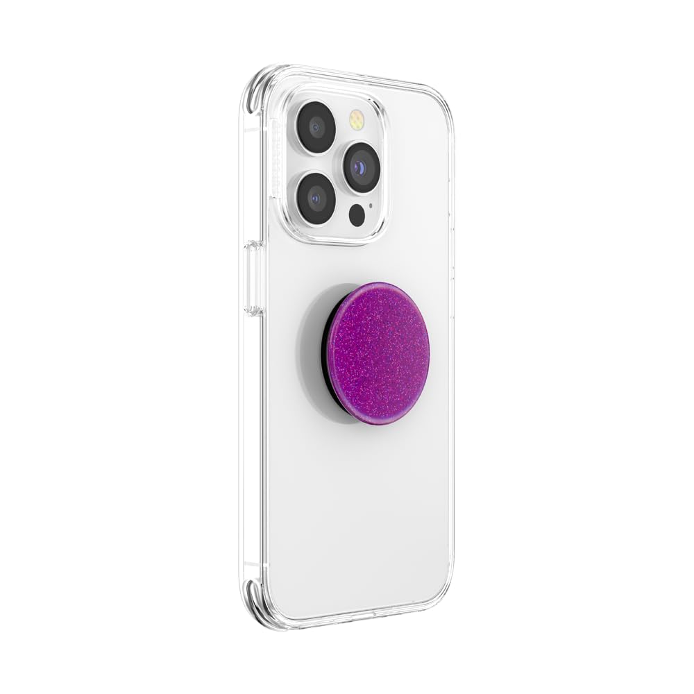 Popsockets Phone Grip With Expanding Kickstand, Popsockets For Phone   Glitter Confetti Purple Haze
