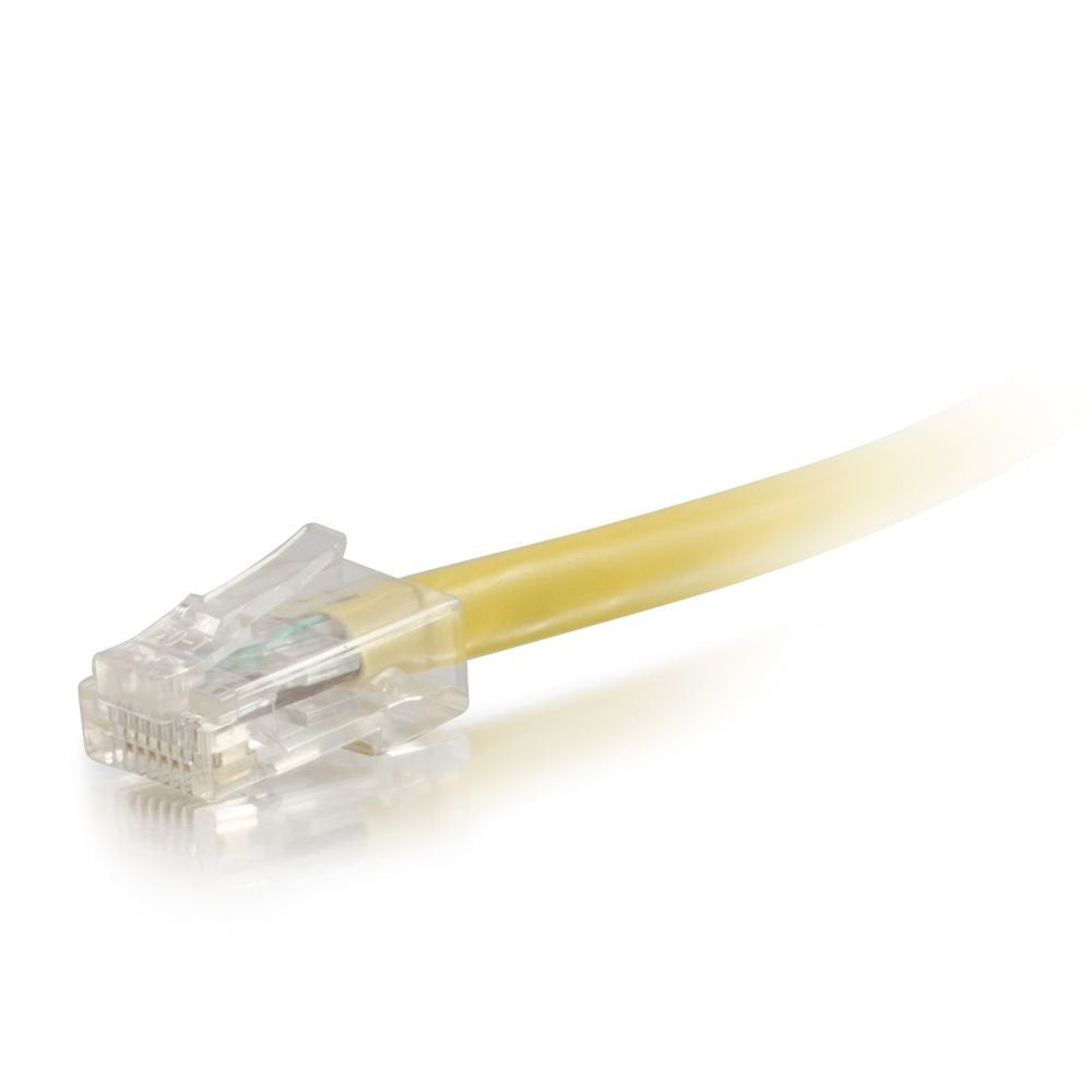 C2G 22706 Cat5E Cable   Non Booted Unshielded Ethernet Network Patch Cable, Yellow (25 Feet, 7.62 Meters)