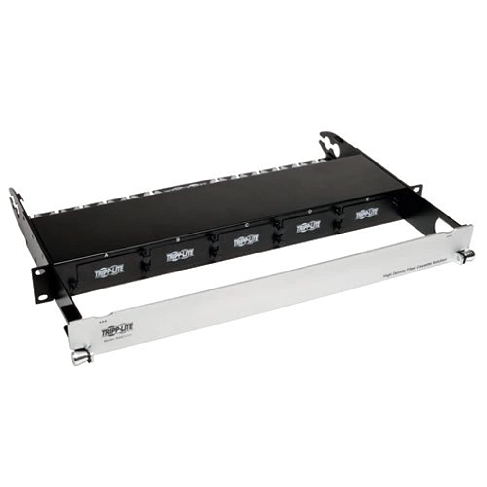 TRIPP LITE High Density Fiber Enclosure Panel, 1U, 5-Cassette Capacity (N482-01U)