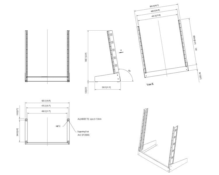 200 Series Wall Mount Arm Single Extension