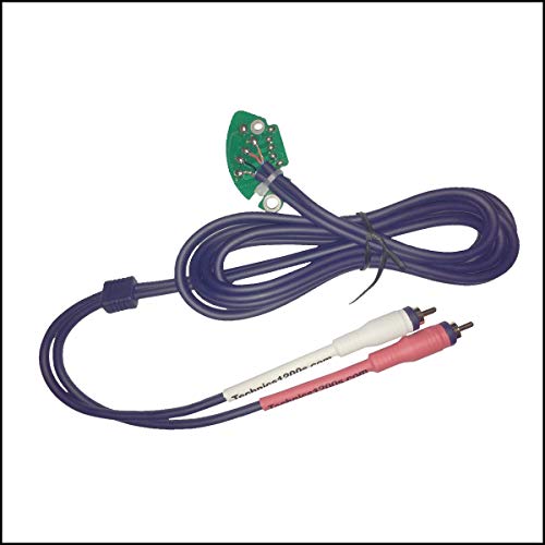 Technics 1200 1210 Gold Tip Rca Phono Cables With Internal Ground Pcb (Rcas Rcas)