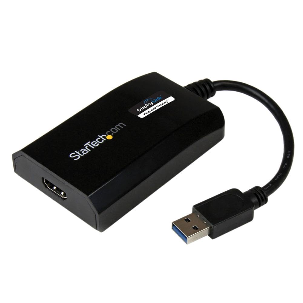 Startech.Com Usb 3.0 To Hdmi Adapter   Displaylink Certified   1080P (1920X1200)   Usb Type A To Hdmi Display Adapter Converter 
