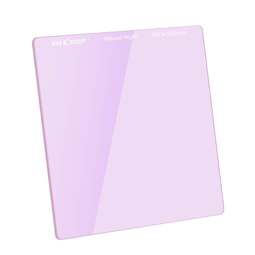 K&F Concept 100 X 100Mm Natural Night Filter Anti Light Pollution Filter For Night Photography Sky/Star Astrophotography With 28