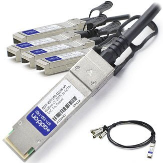 Addon Cisco Qsfp-4Sfp10G-Cu1M Compatible Taa Compliant 40Gbase-Cu Qsfp+ To 4Xsfp
