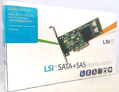 Lsi Logic Sas9211 8I 8Port Int 6Gb Sata+Sas Pcie 2.0