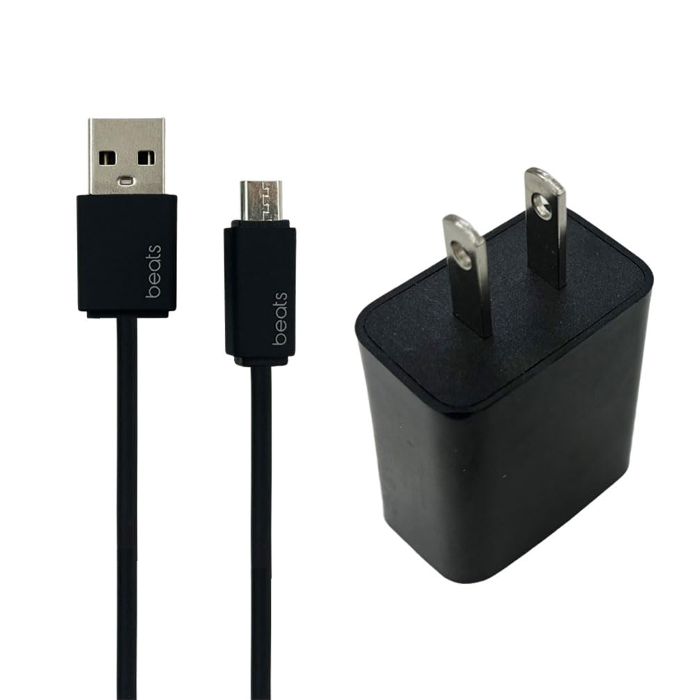 USB Charger Compatible with for Beats Charger Cord by Solo 3 Charger Cable Dr Dre Studio Powerbeats 3 2.0 Wireless Headphones Ea