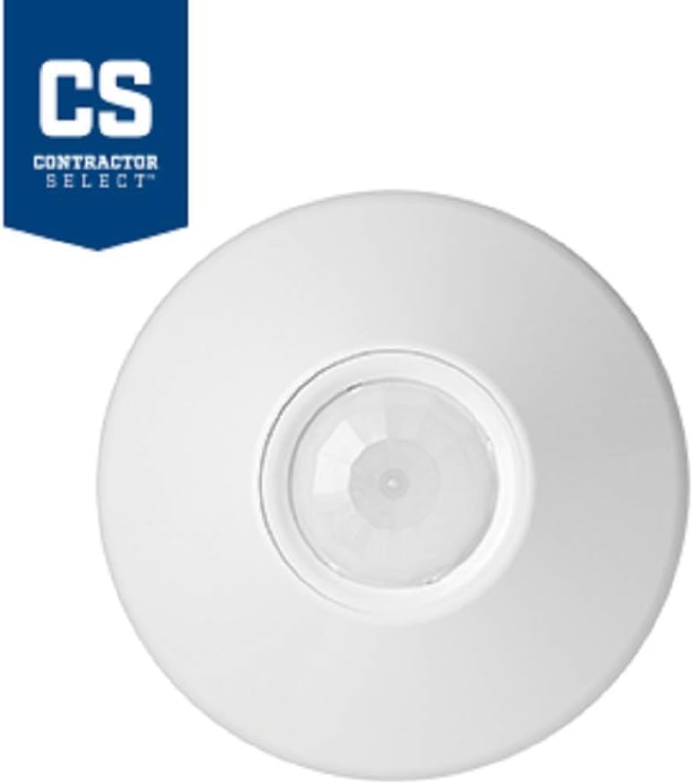 Sensor Switch Cmr Pdt 10 Contractor Select Range, Dual Technology Ceiling Mount Occupancy Sensor, Extended, Relay Included