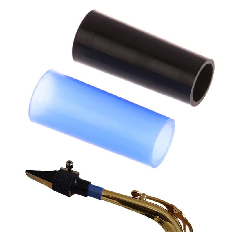 CCeCCe 2 Pack Alto Saxophone Neck Cork Sleeve Replacement Sax Bend Neck Joint Rubber Silicone Case Protector Instead of Cork She