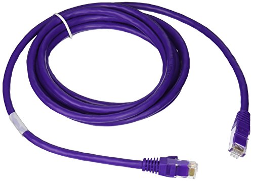 C2G 04029 Cat6 Cable   Snagless Unshielded Ethernet Network Patch Cable, Purple (9 Feet, 2.74 Meters)