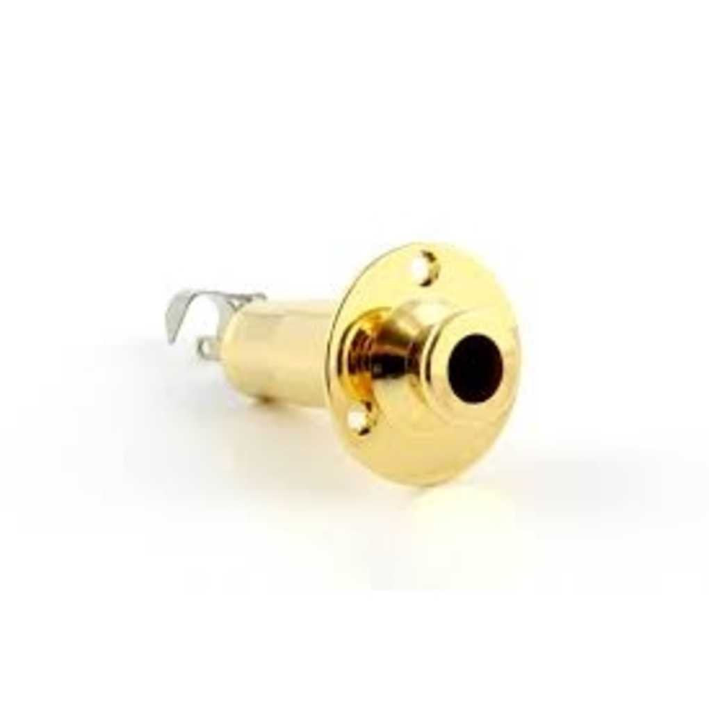Allparts EP-4605-002 Gold Stereo End Pin Jack
