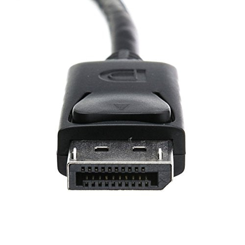 Displayport To Vga Adapter Cable, Displayport Male To Hd15 Female, Only Works From Displayport To Vga, 6 Inch