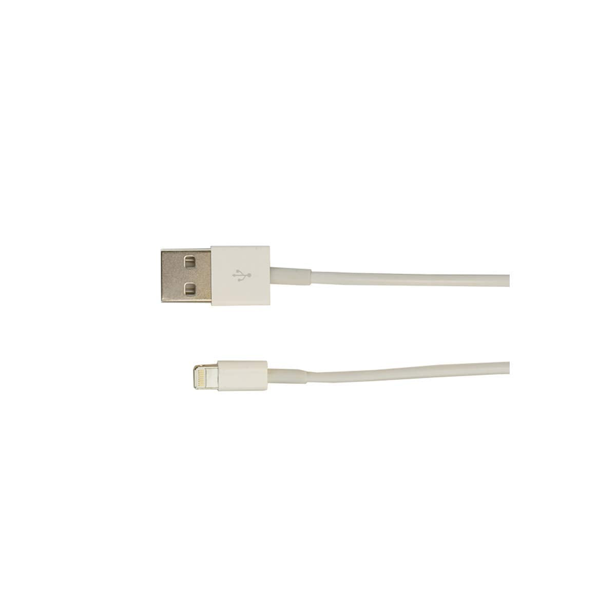 VisionTek Lightning to USB Charge & Sync Cable 900759 White 1 Meter 5 Pack
