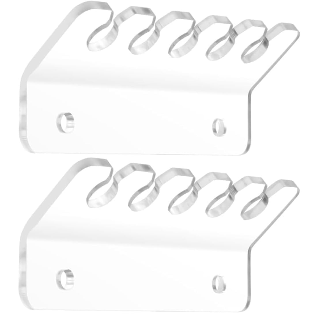 Skdkanu Acrylic Cable Holder Clips  Self Adhesive & Screw Mount Wire Organizer For Desk, Wall, Table  Cord Management Pack Of