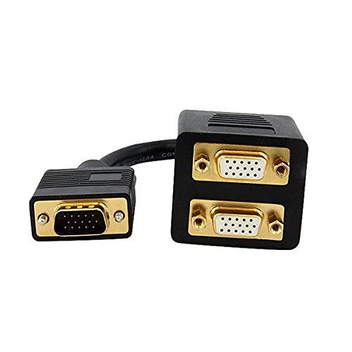 Startech.Com Vgaspl1Vv 1 Ft Vga To 2X Vga Video Splitter Cable   M/F