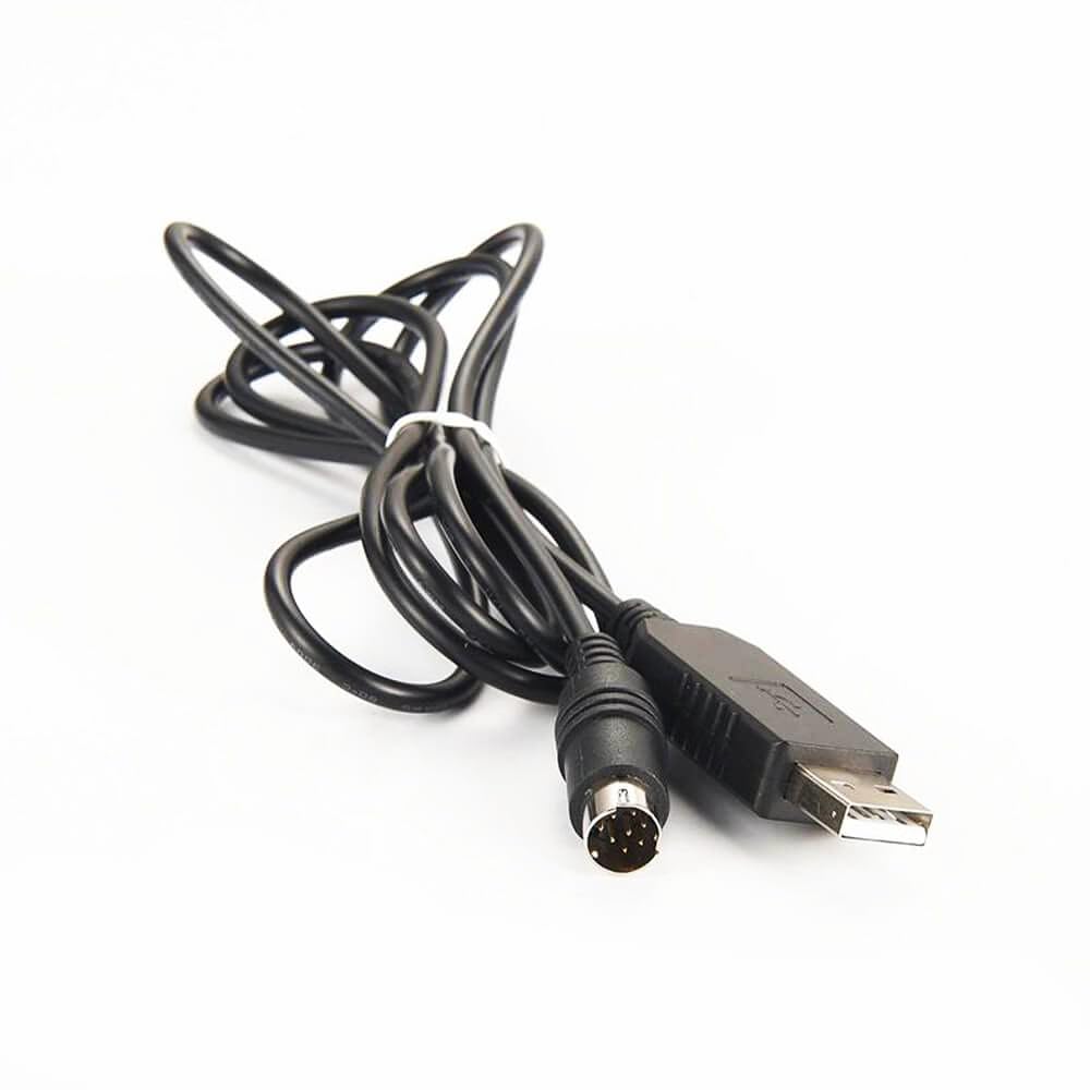 Gxmrhwy Usb To Mini Din 8Pin Male Connector Straight With Rs232 Usb Ct 62 Cat Data Cable 1.8 Meter