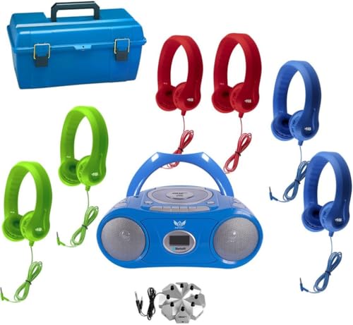 6 FlexPhones & AudioAce Boombox Listening Center